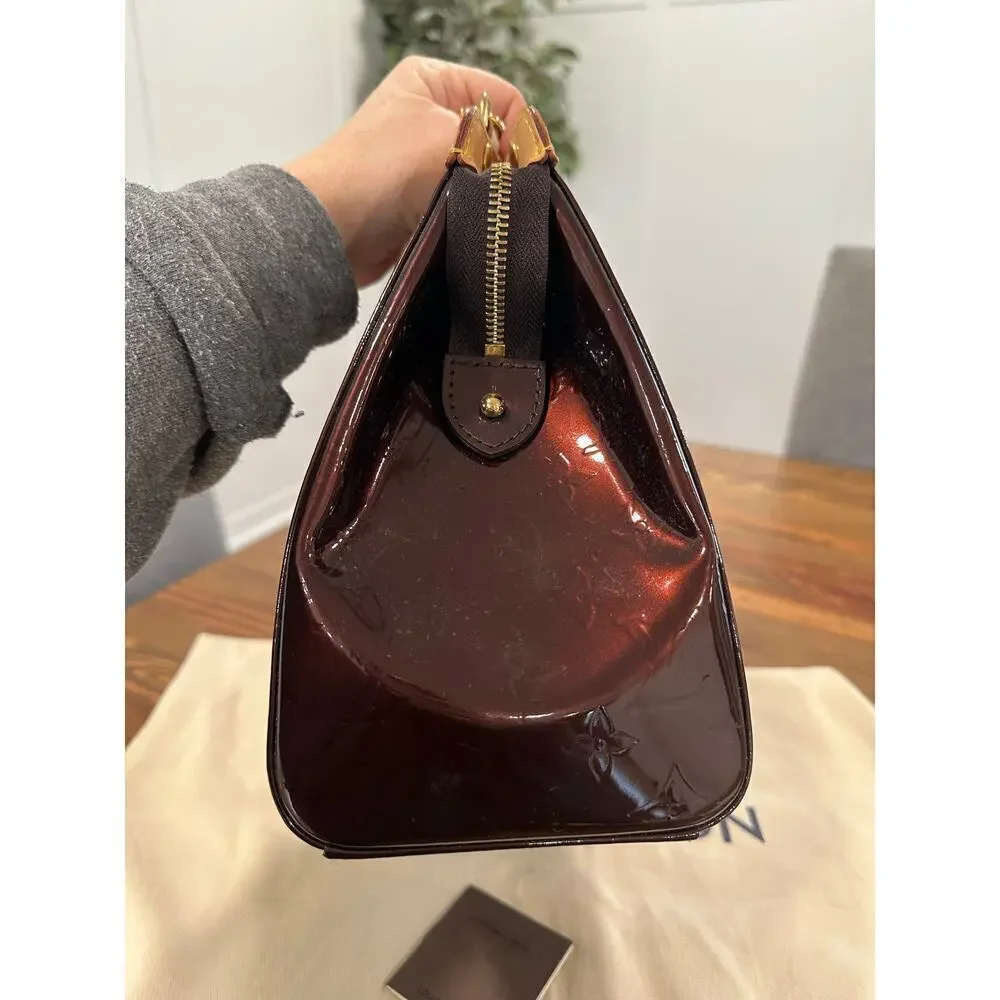 Louis Vuitton Brea MM Vernis Leather Bag
